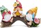 Hear-No, See-No, Speak-No Gnomes Figurines Decorations Outdoor Flower Gnome Ornaments Decor for Home Table, Garden Yard, Flower Bed Summer Garden Gifts Decor for Mom